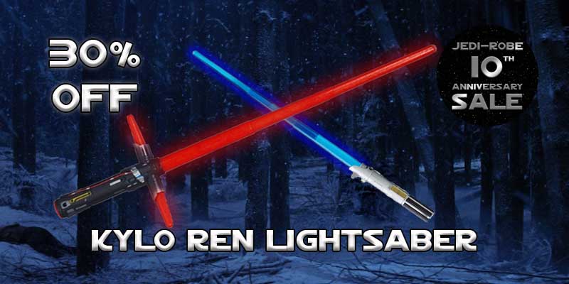 Star Wars Kylo Ren Lightsabers 30% off sale